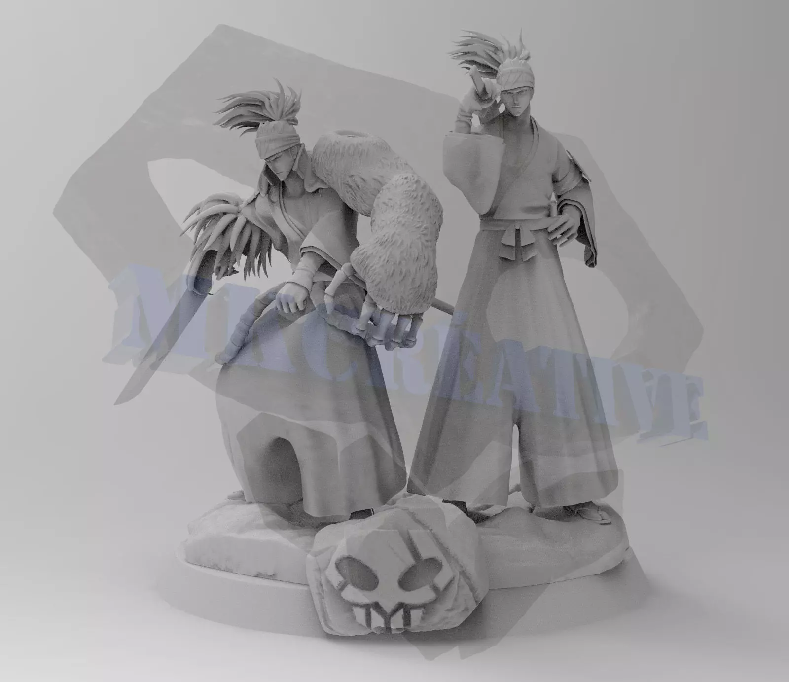 Renji Diorama - BLEACH 3D print model