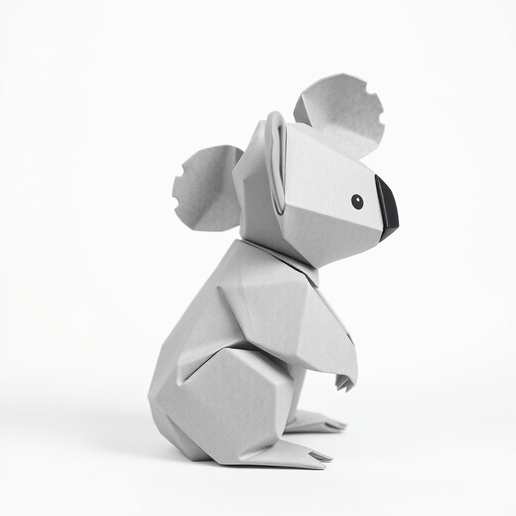 Origami Koala Model Pack for D Environments Low-poly 3D model_4