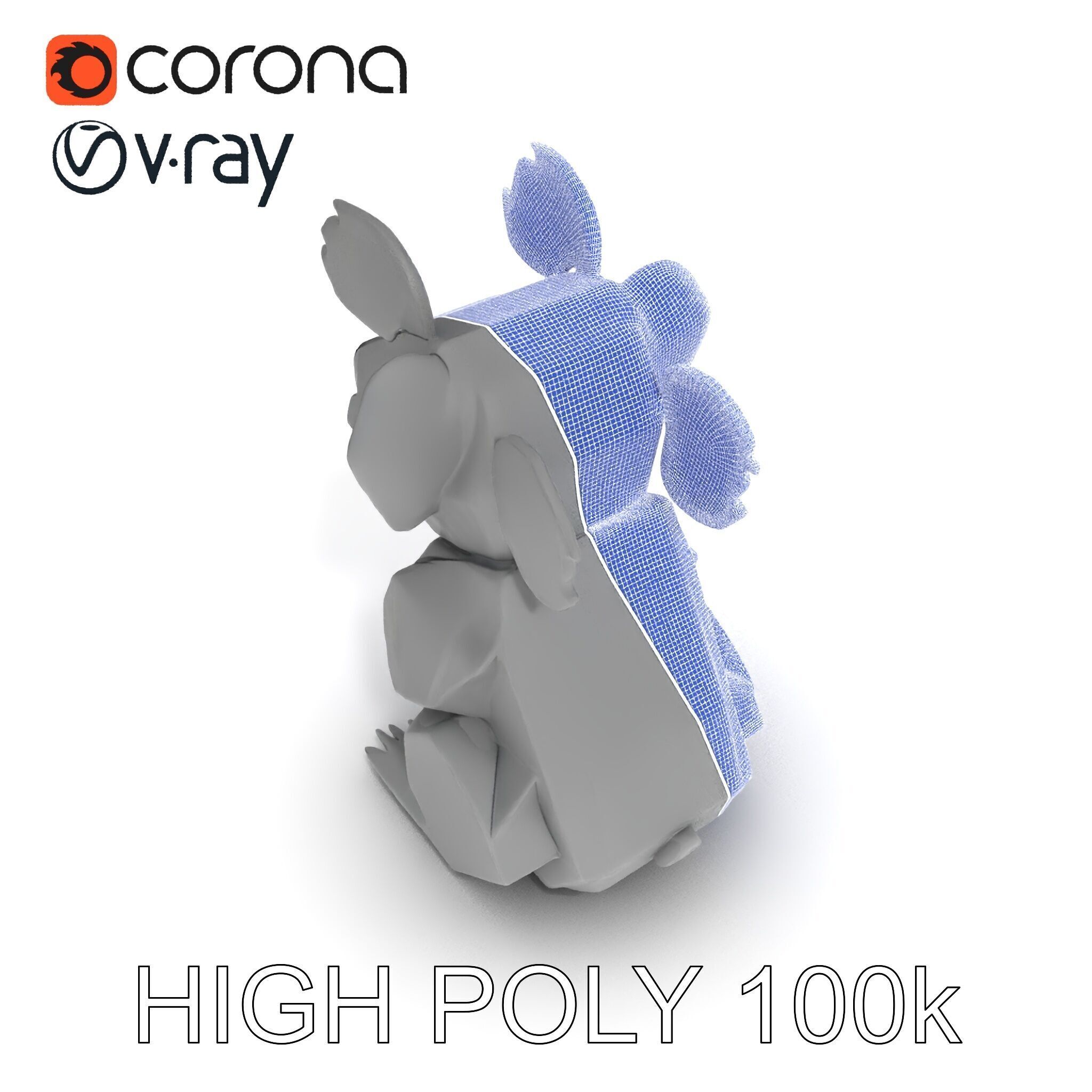 Origami Koala Model Pack for D Environments Low-poly 3D model_2
