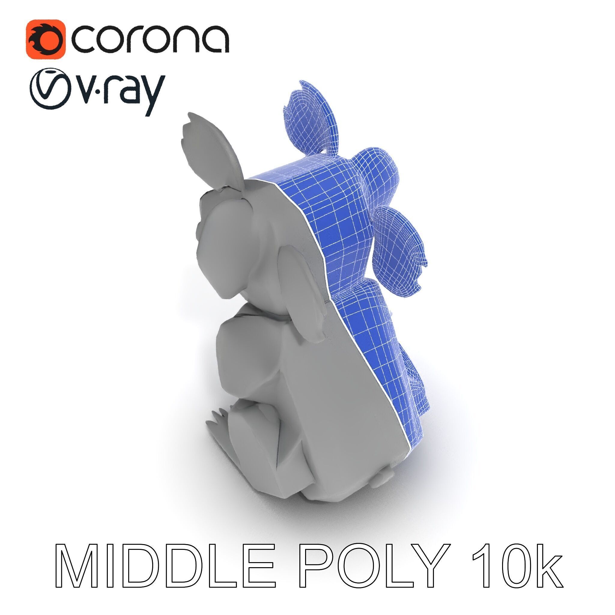 Origami Koala Model Pack for D Environments Low-poly 3D model_8