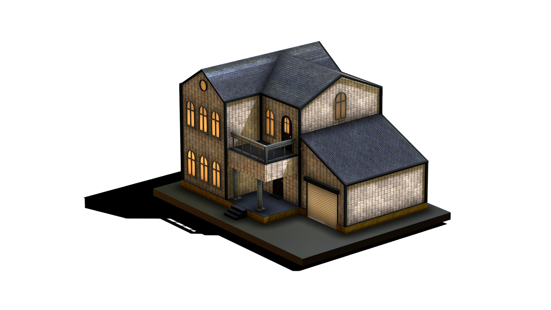 House Pack Low-poly 3D model_21
