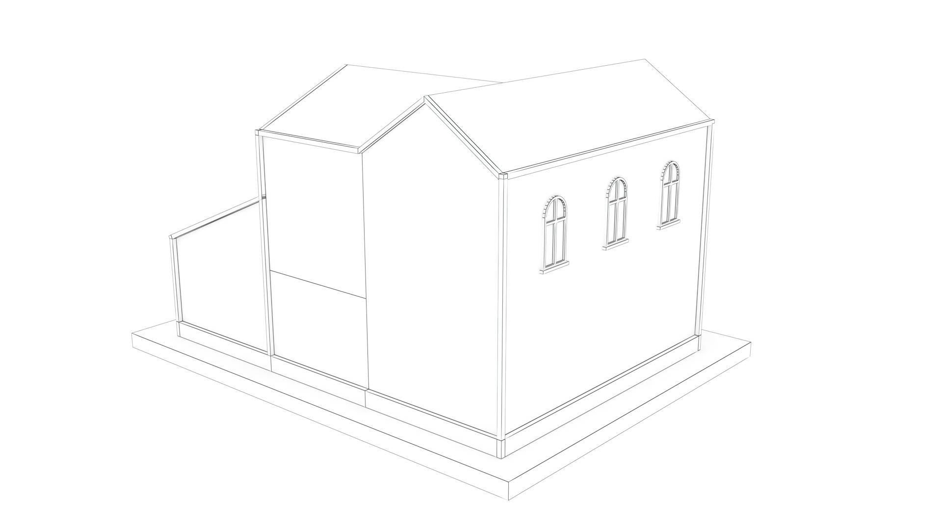 House Pack Low-poly 3D model_23