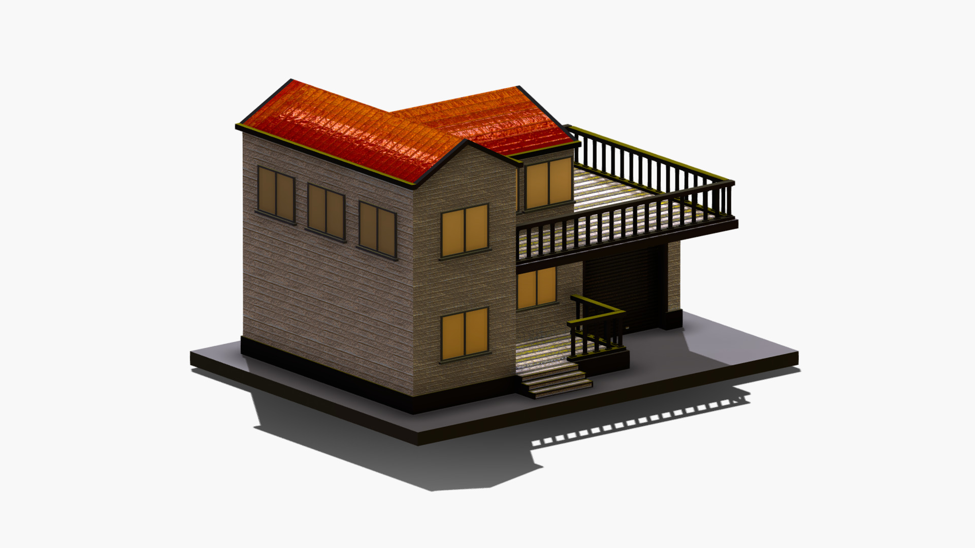 House Pack Low-poly 3D model_33