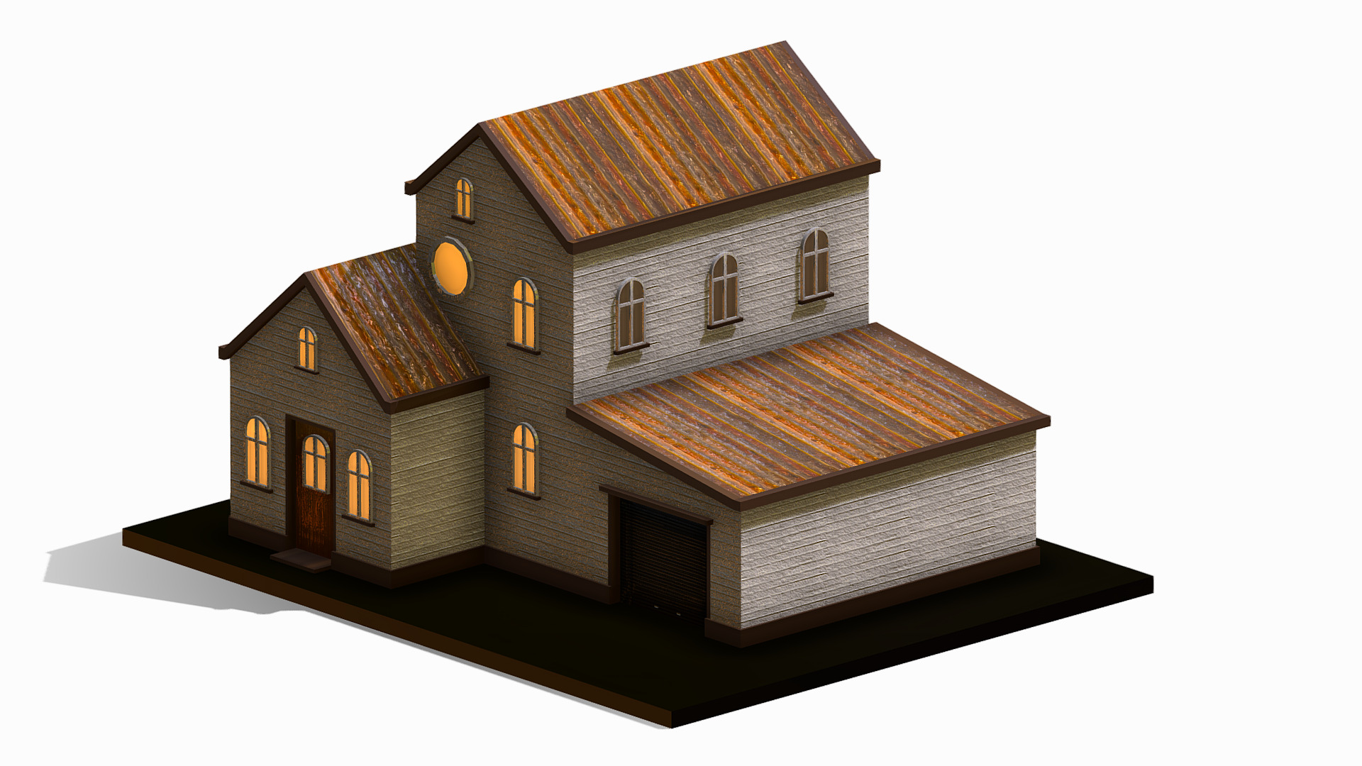 House Pack Low-poly 3D model_36