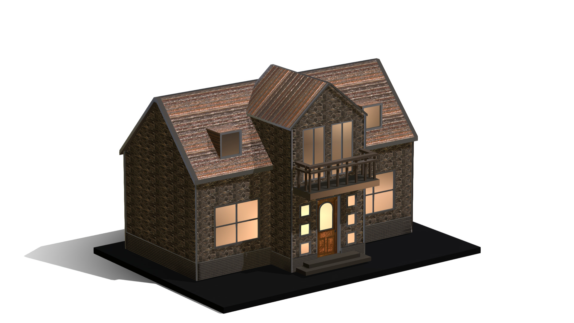 House Pack Low-poly 3D model_15