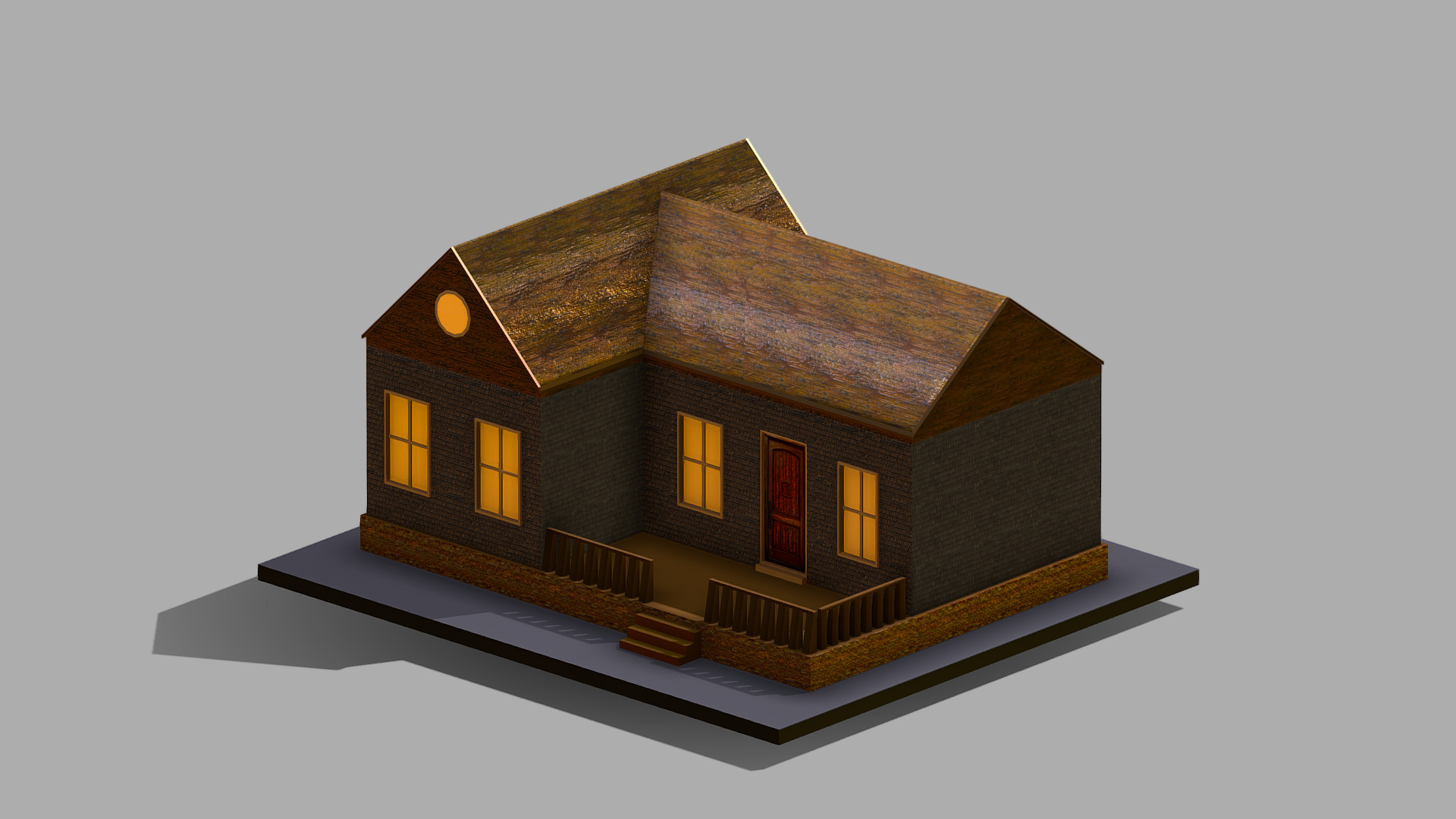 House Pack Low-poly 3D model_9