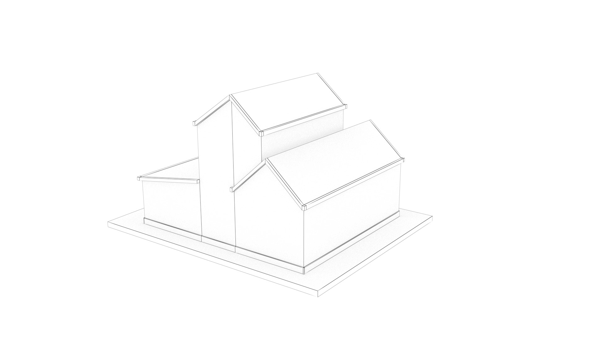 House Pack Low-poly 3D model_39