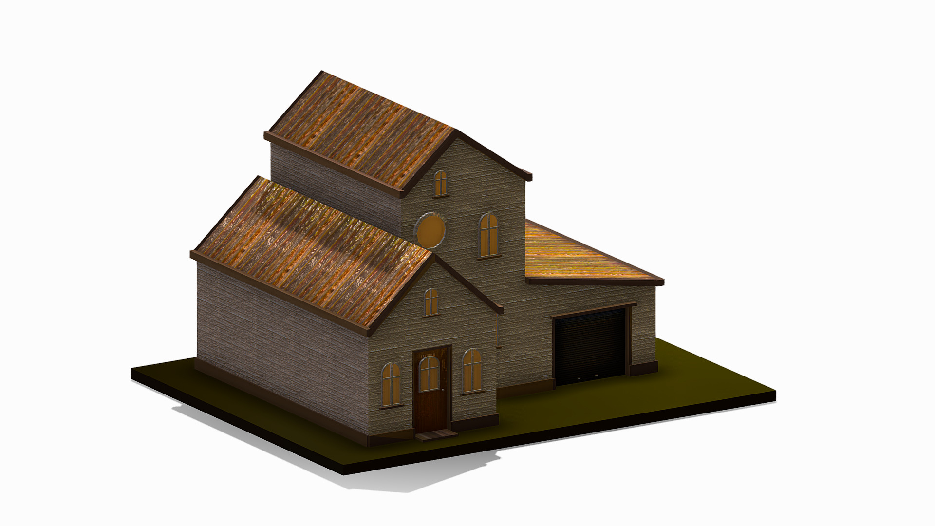House Pack Low-poly 3D model_37