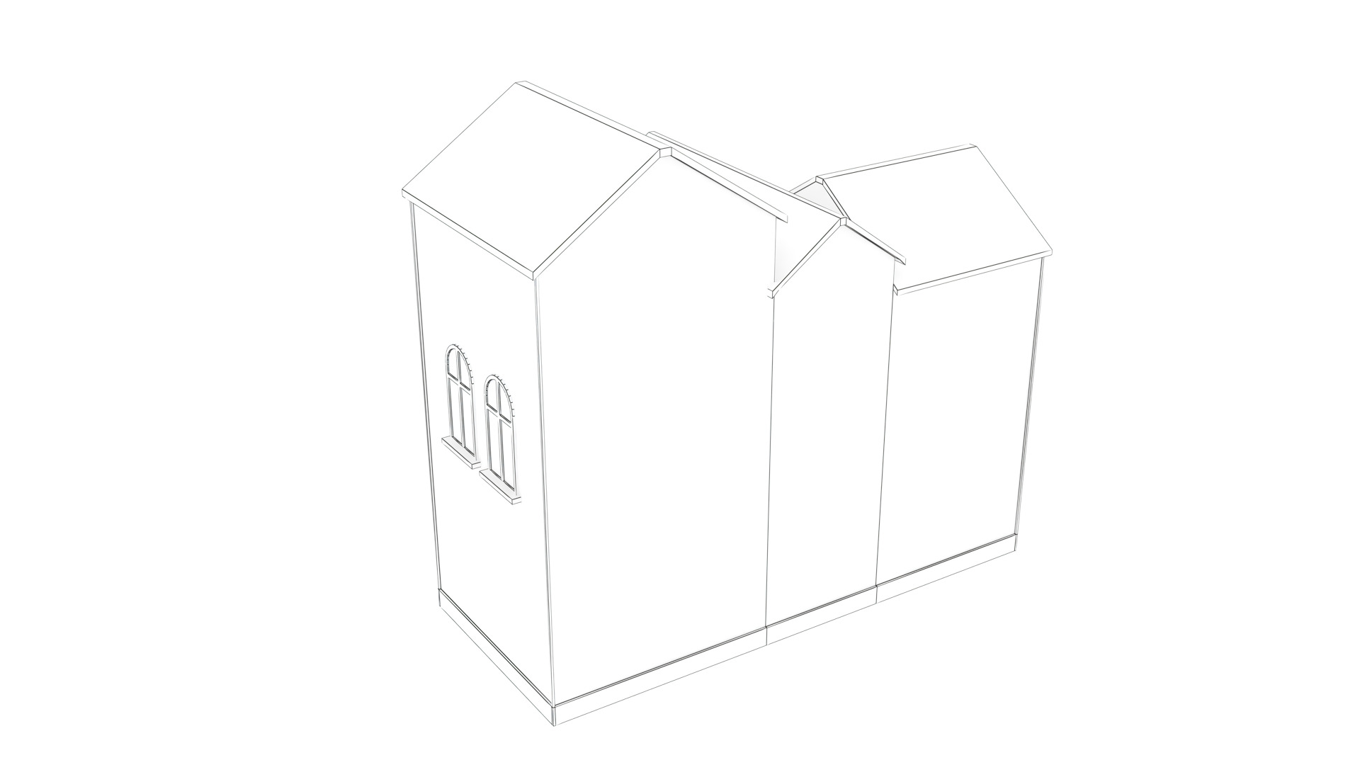 House Pack Low-poly 3D model_20