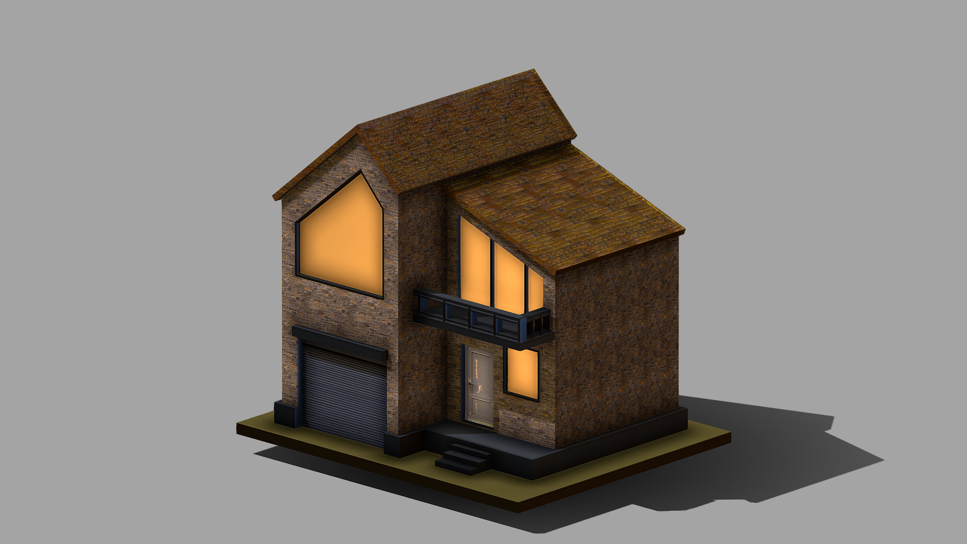 House Pack Low-poly 3D model_12
