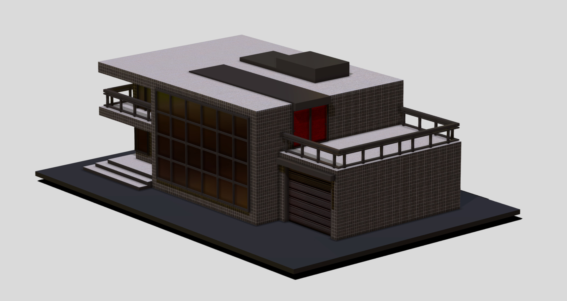 House Pack Low-poly 3D model_25