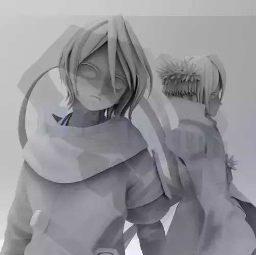 Rukia Diorama - BLEACH 3D print model