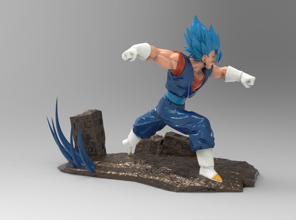 Diorama Vegeto VS Zamasu 3D print model_11