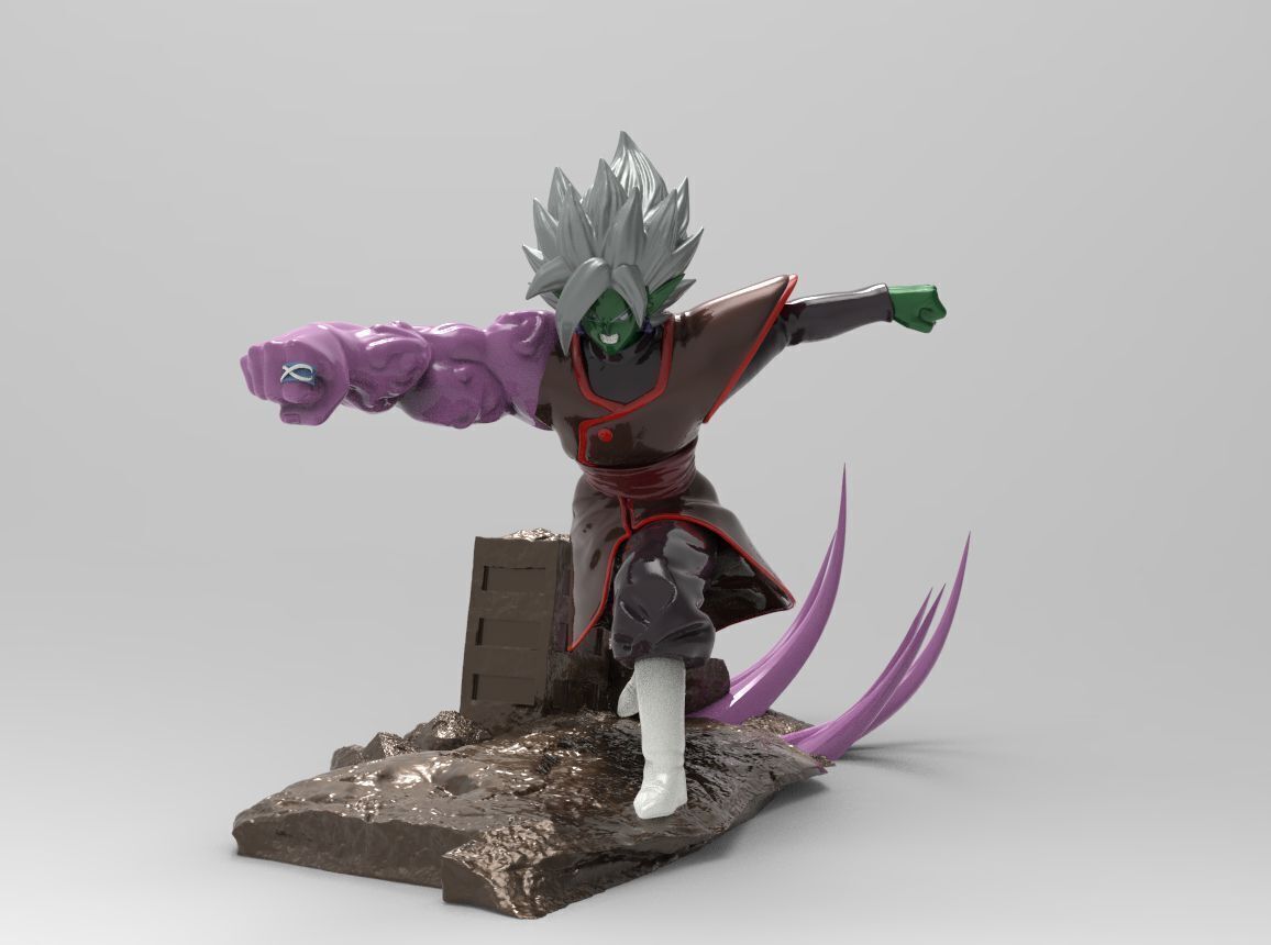 Diorama Vegeto VS Zamasu 3D print model_15