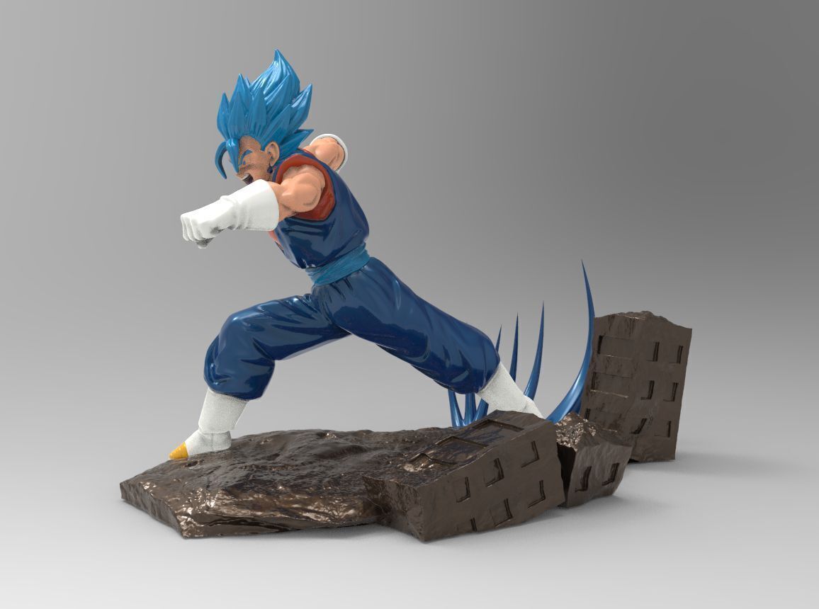 Diorama Vegeto VS Zamasu 3D print model_5