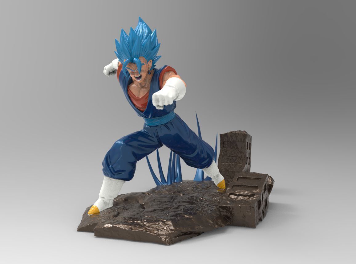 Diorama Vegeto VS Zamasu 3D print model_4