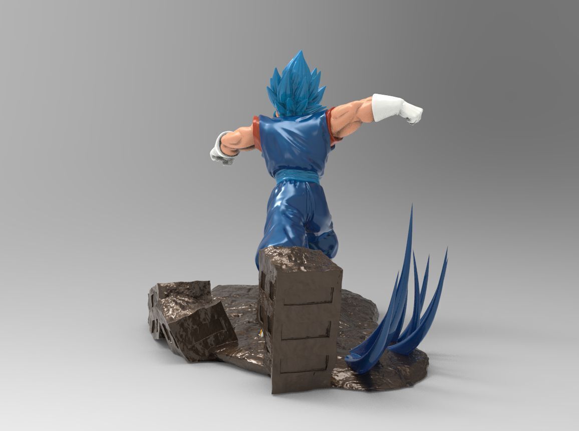 Diorama Vegeto VS Zamasu 3D print model_8