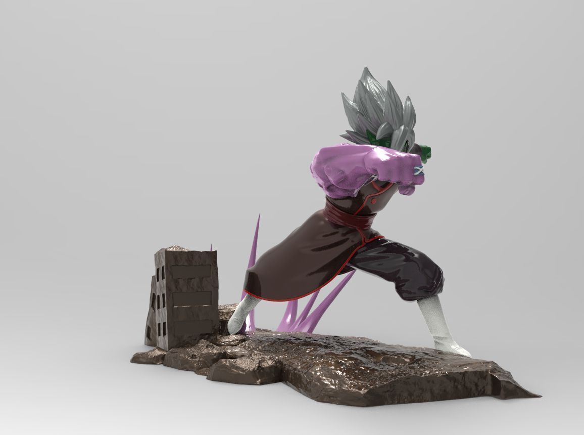 Diorama Vegeto VS Zamasu 3D print model_21