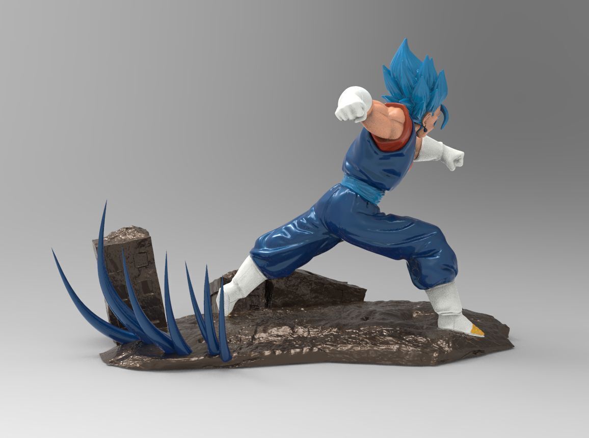 Diorama Vegeto VS Zamasu 3D print model_10
