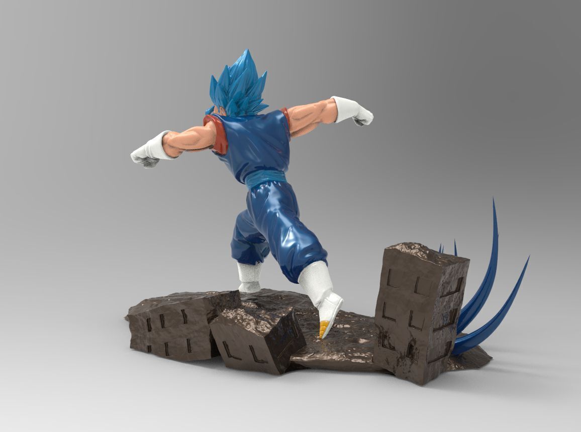 Diorama Vegeto VS Zamasu 3D print model_7