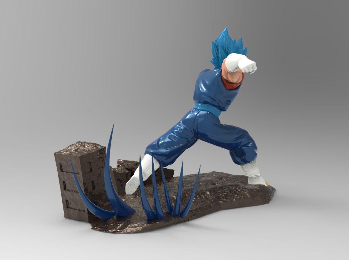 Diorama Vegeto VS Zamasu 3D print model_9