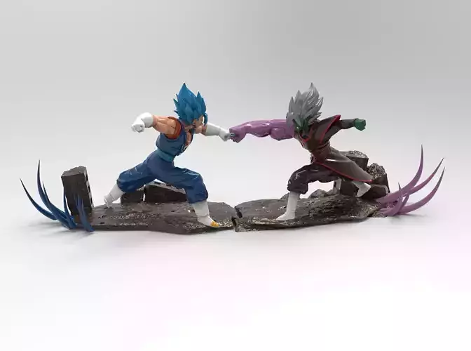 Diorama Vegeto VS Zamasu