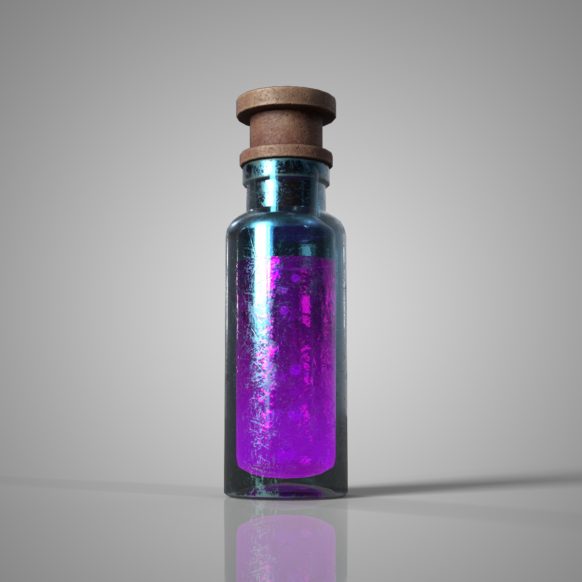 Fantasy Mana Boost Rare Variant Game Ready PBR Low-poly 3D model Low-poly 3D model_2