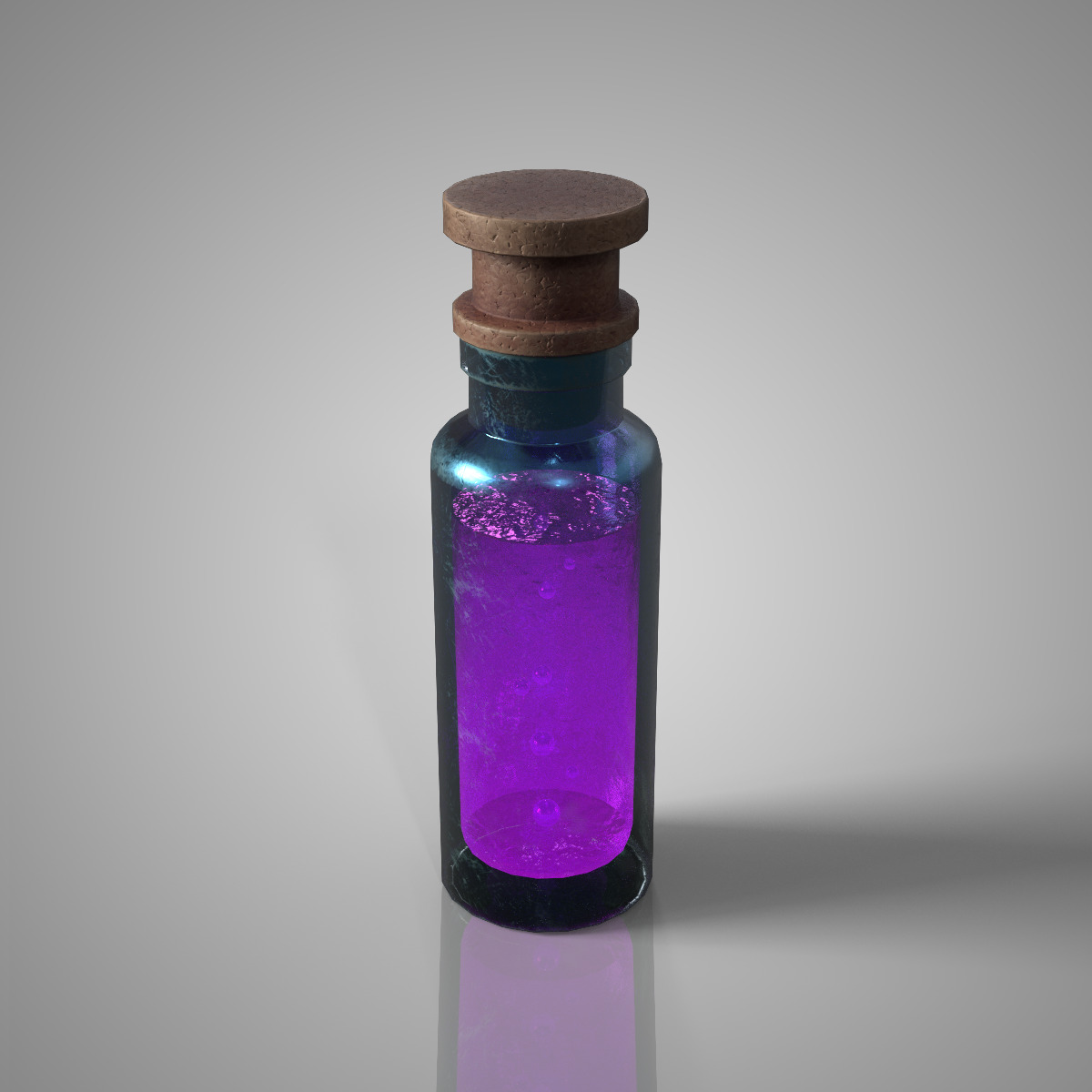 Fantasy Mana Boost Rare Variant Game Ready PBR Low-poly 3D model Low-poly 3D model_1