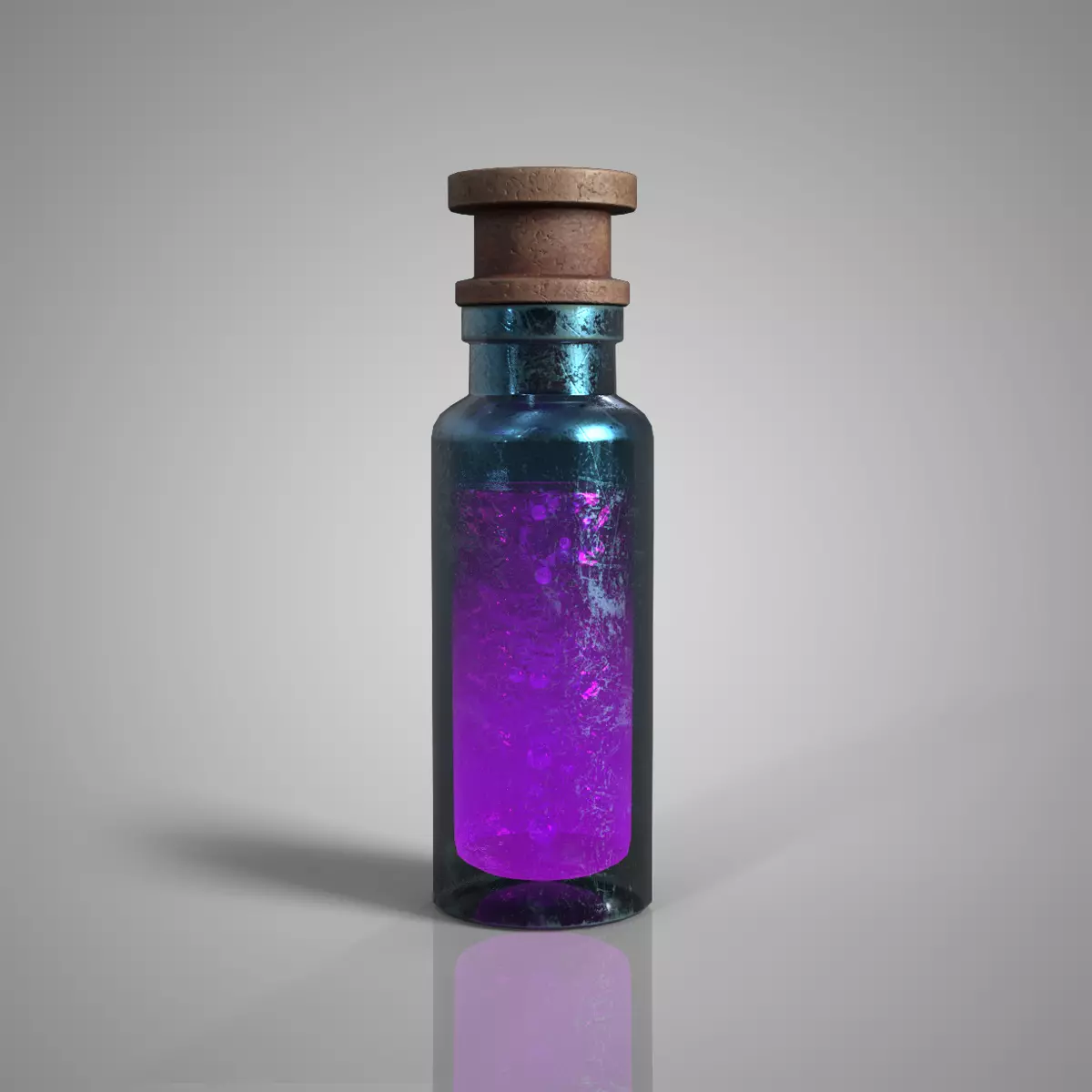 Fantasy Mana Boost Rare Variant Game Ready PBR Low-poly 3D model Low-poly 3D model_0