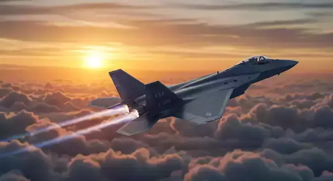 fighter jet 3D model