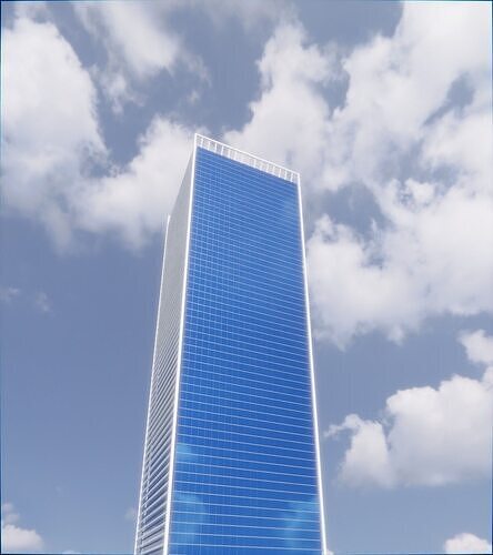 Parametric Building 1a5 3D model 6