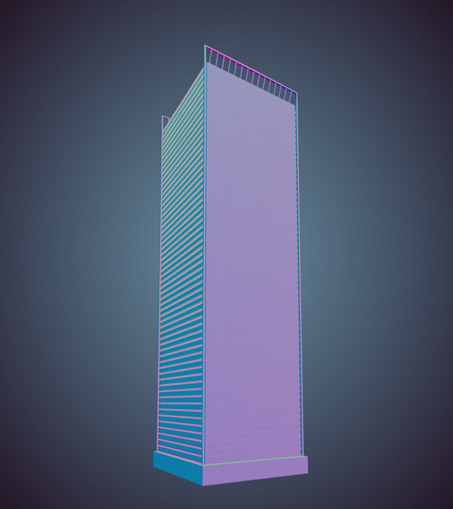 Parametric Building 1a5 3D model_29