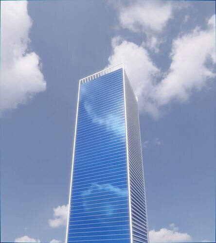 Parametric Building 1a5 3D model 7
