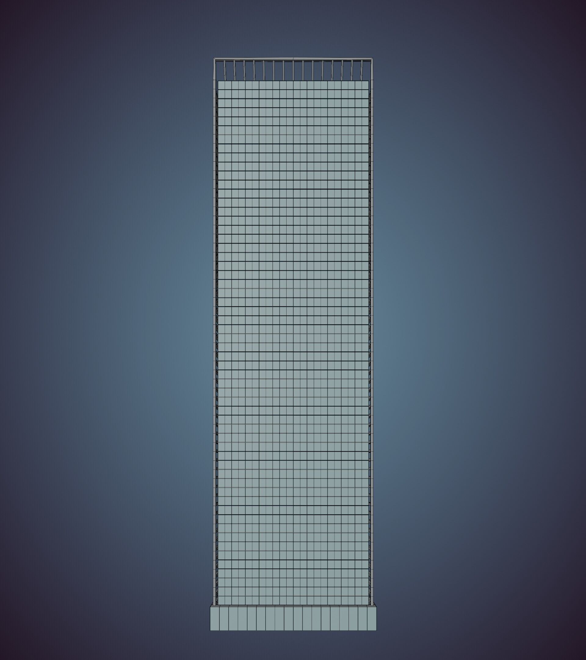 Parametric Building 1a5 3D model_41