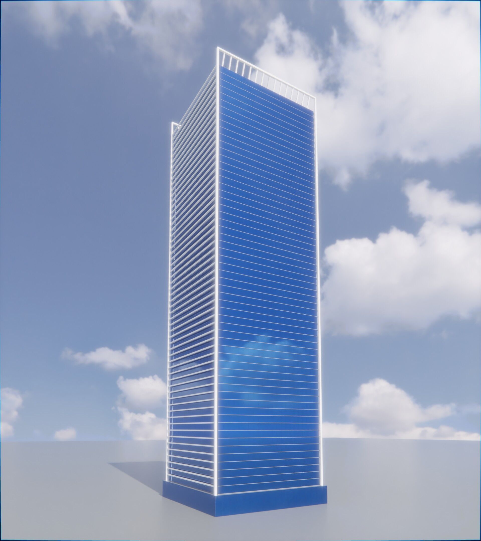 Parametric Building 1a5 3D model_2