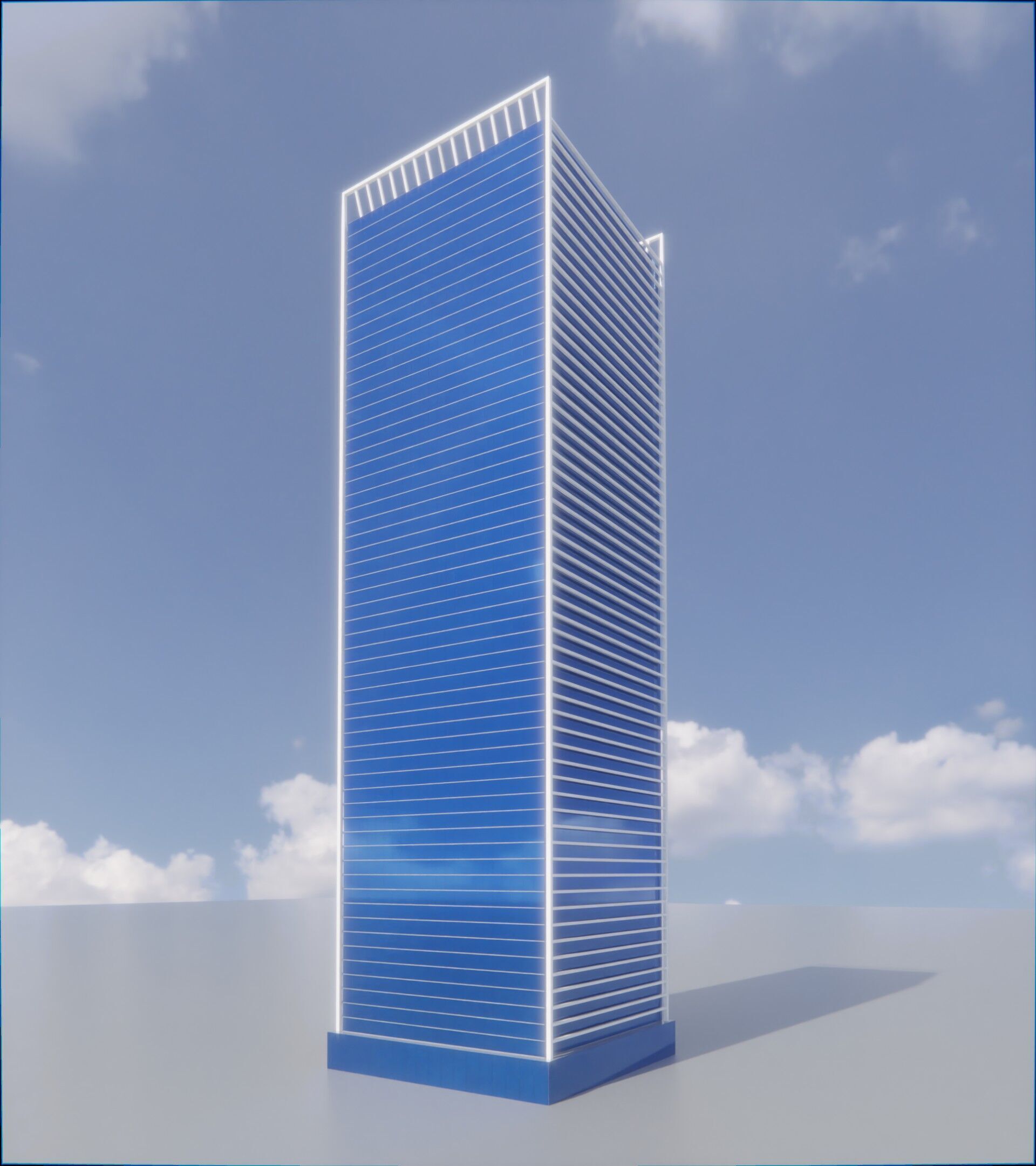 Parametric Building 1a5 3D model_3