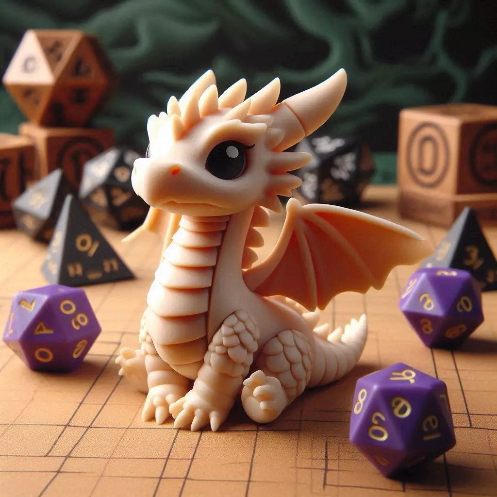 Cute Articulated Dragon 3D print model