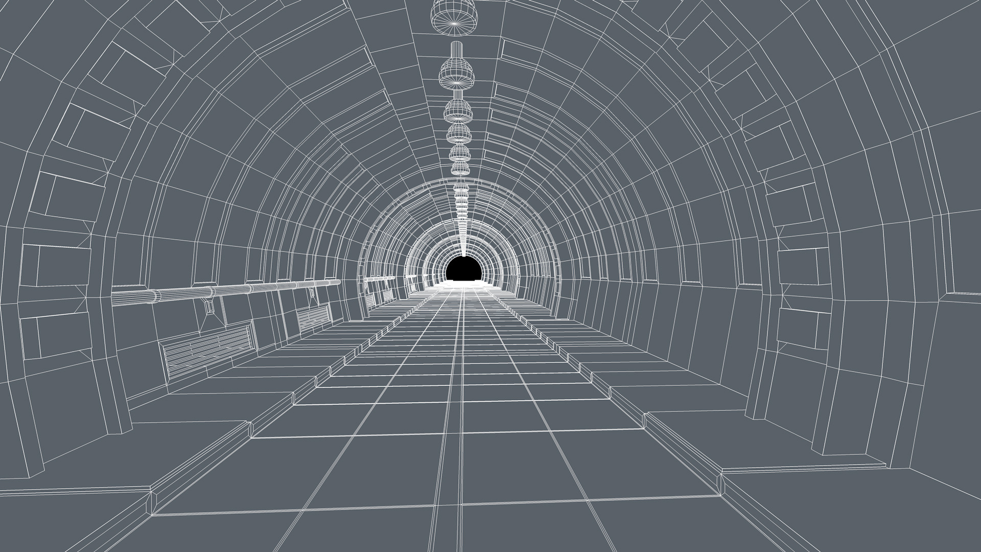 Tunnel Interior 3D model_15
