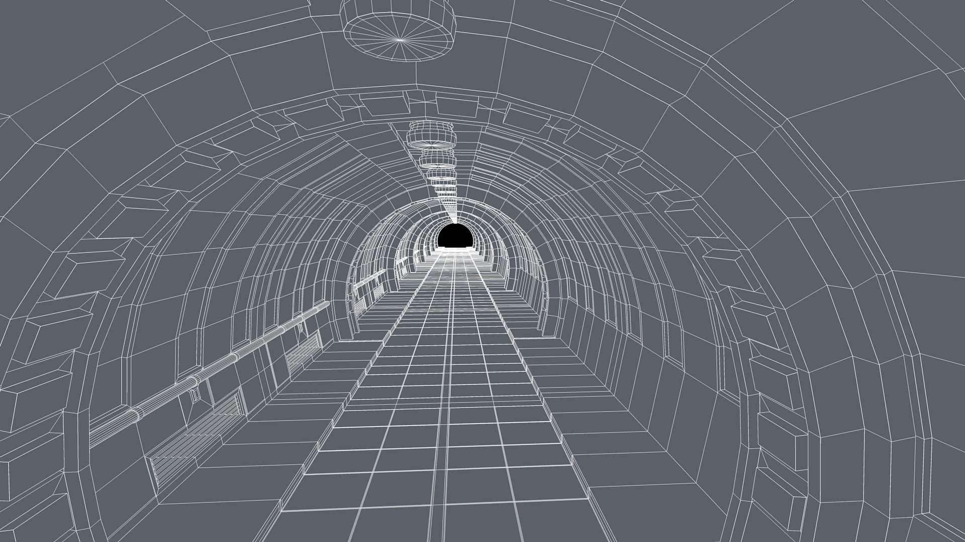 Tunnel Interior 3D model_12