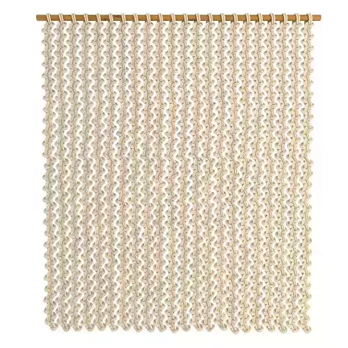 Macrame rope decoration wall partition