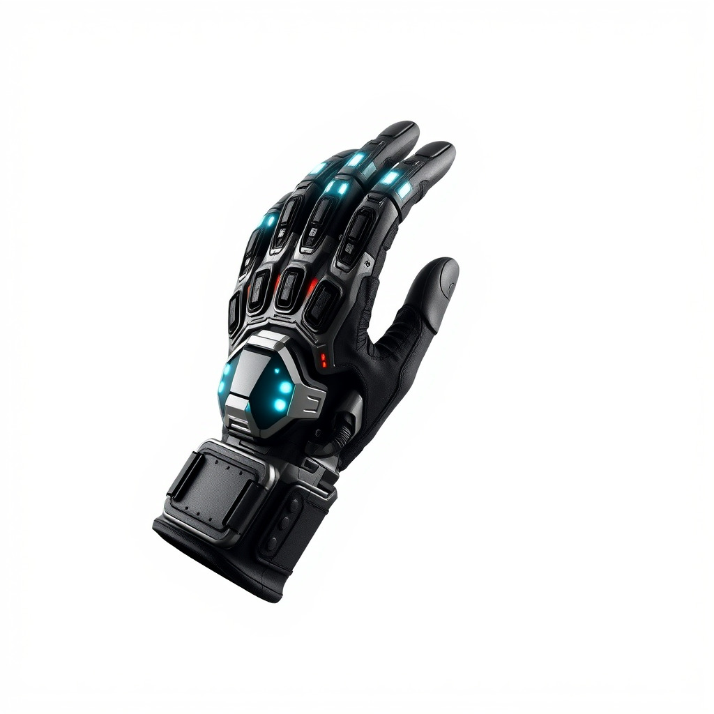 Futuristic Tech Glove Model Pack Low-poly 3D model_4
