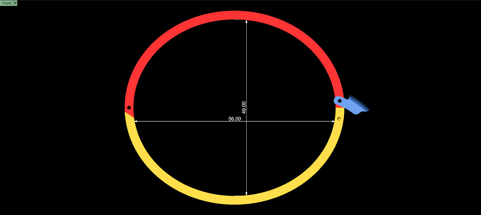 Triple Row Diamond Bracelet - FULL LOCK  3D print model_13