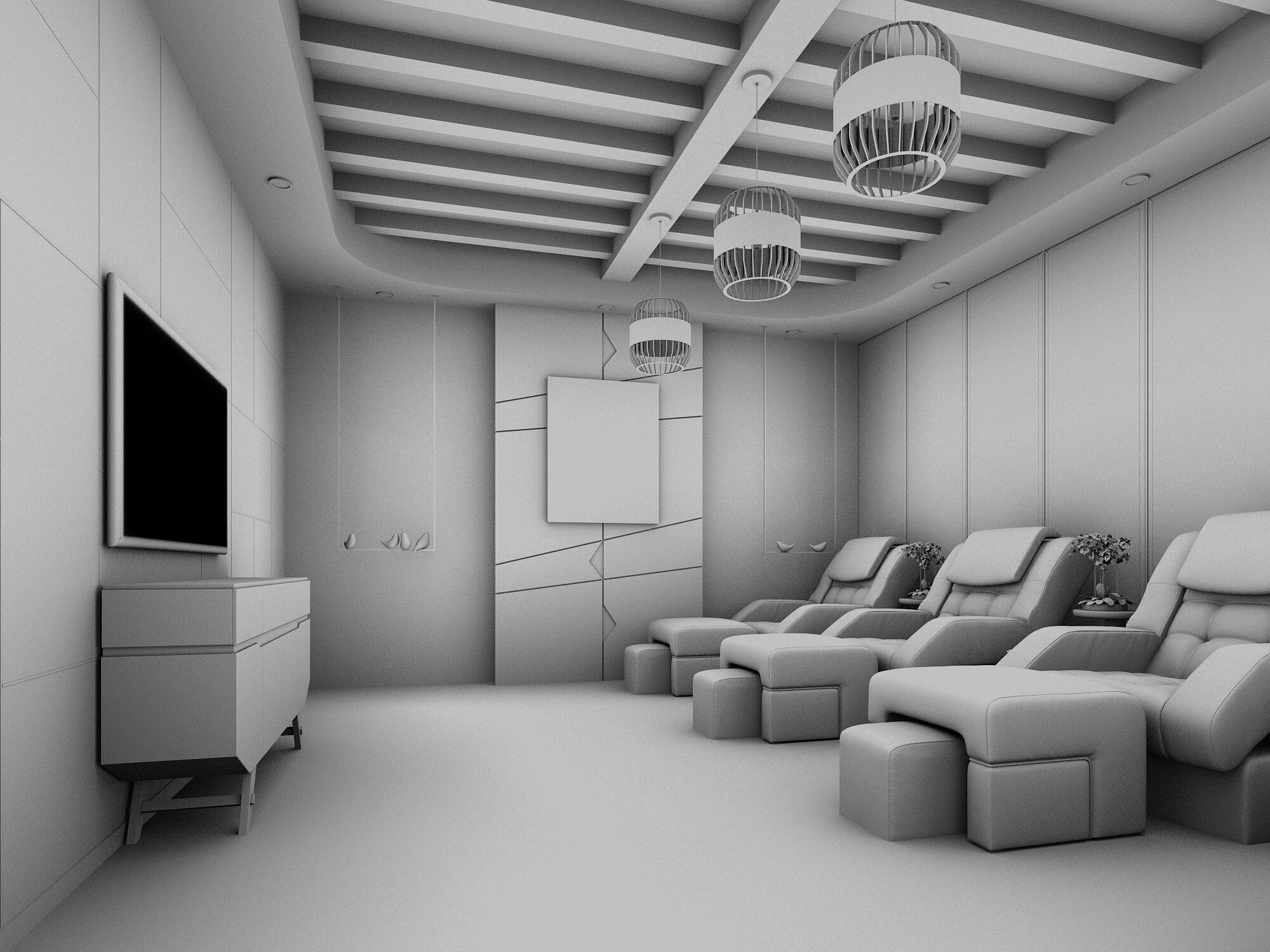 Foot Spa  3D model_5