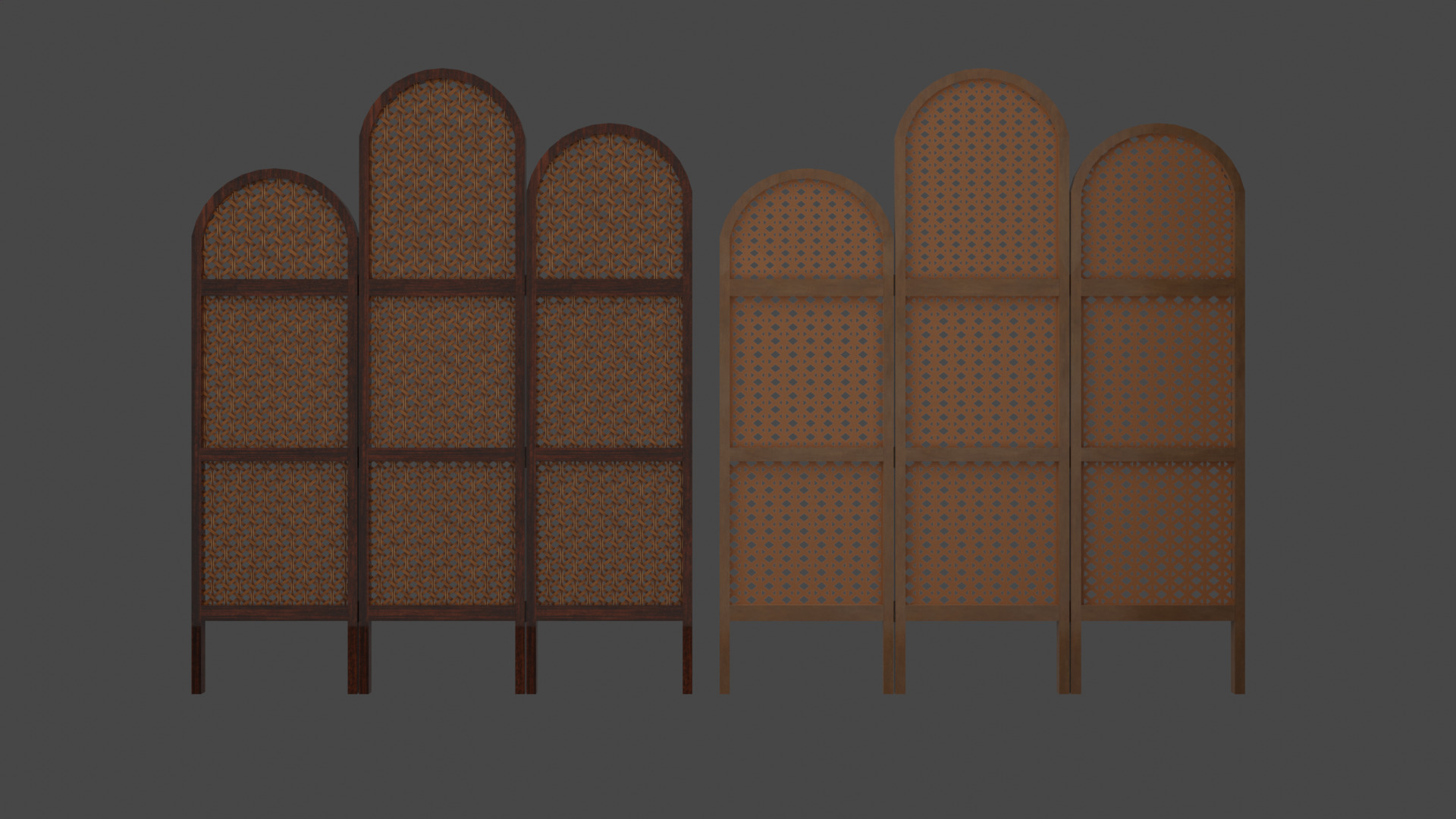 Five Types of Rattan Furniture 3D model_7