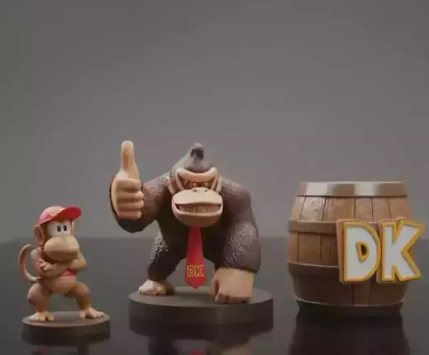 DONKEY KONG COLLECTION STL FILES PRINTABLE