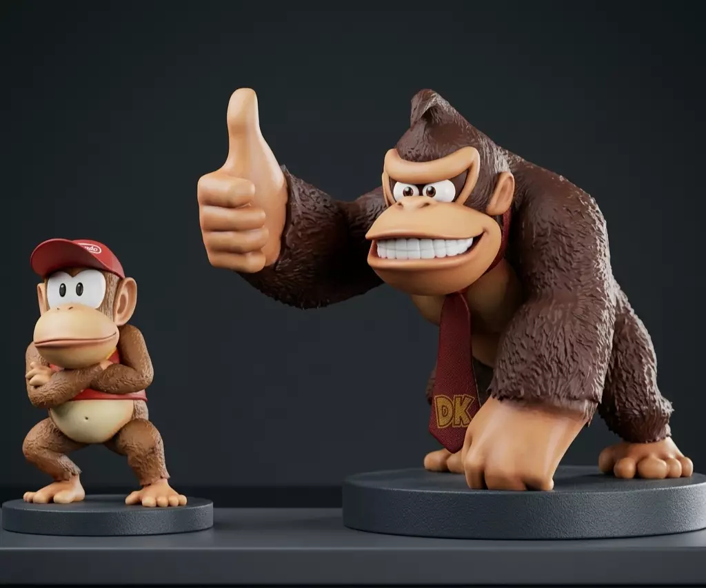 DONKEY KONG COLLECTION STL FILES PRINTABLE 3D print model