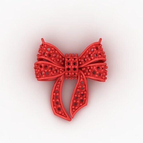 GOLD RIBBON PENDANT 3D print model