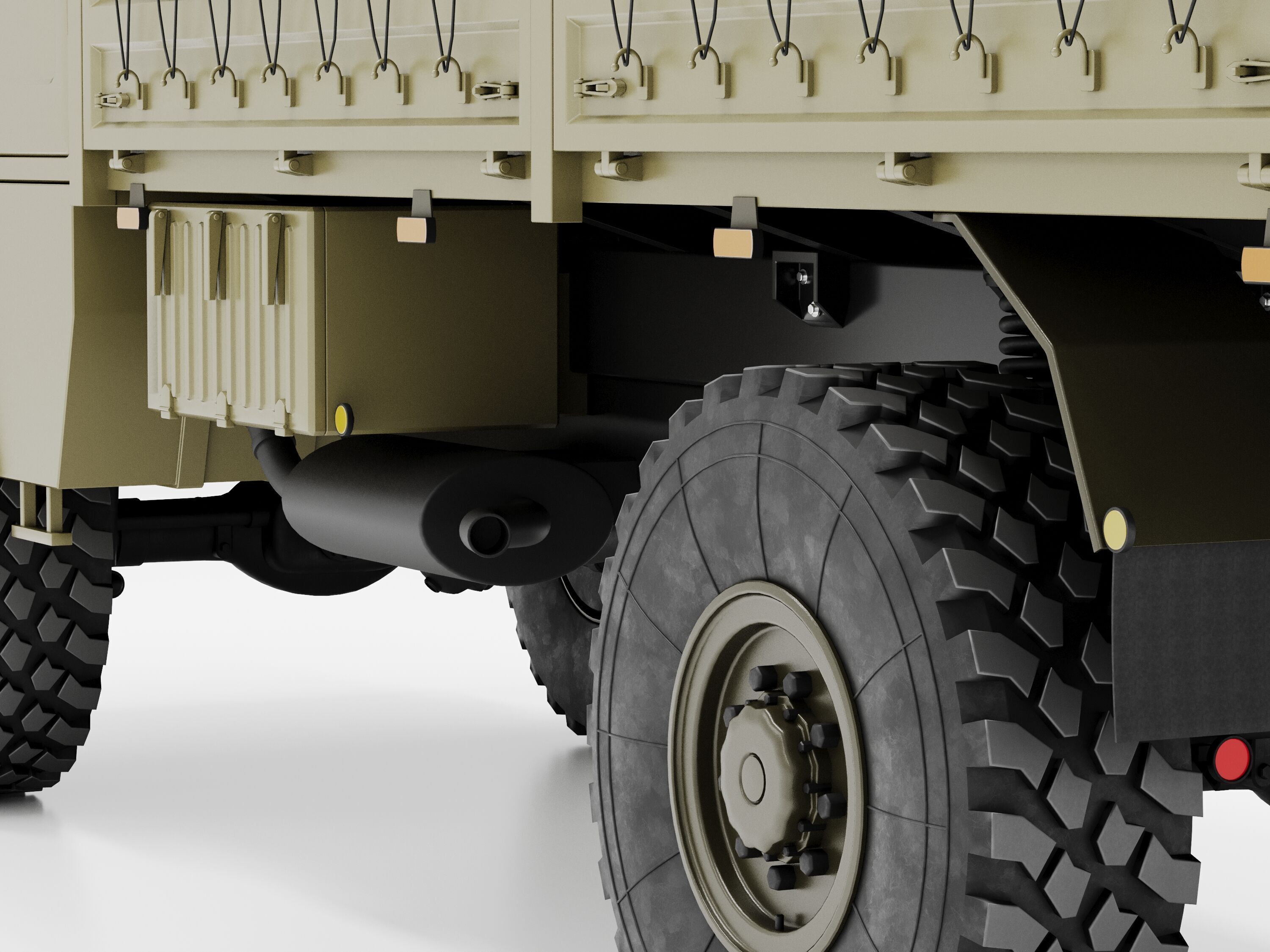 MAN KAT1 8x8 Military Truck 3D Model - Tactical Army Vehicle  3D model_14