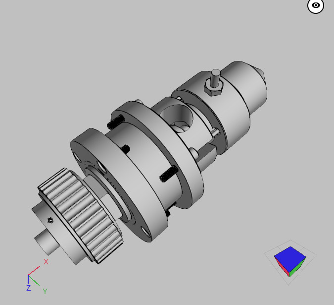 Mini mold injection machine 3D print model_5