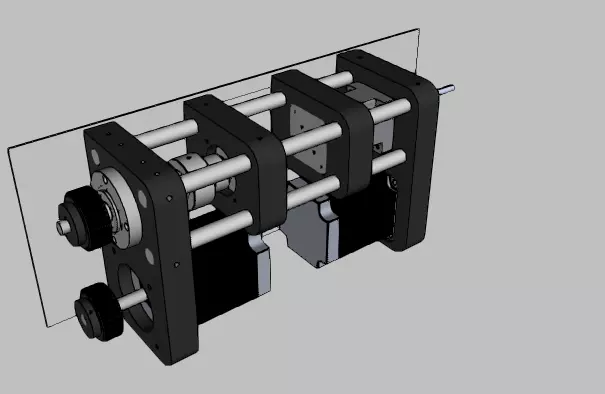 Mini mold injection machine 3D print model_0